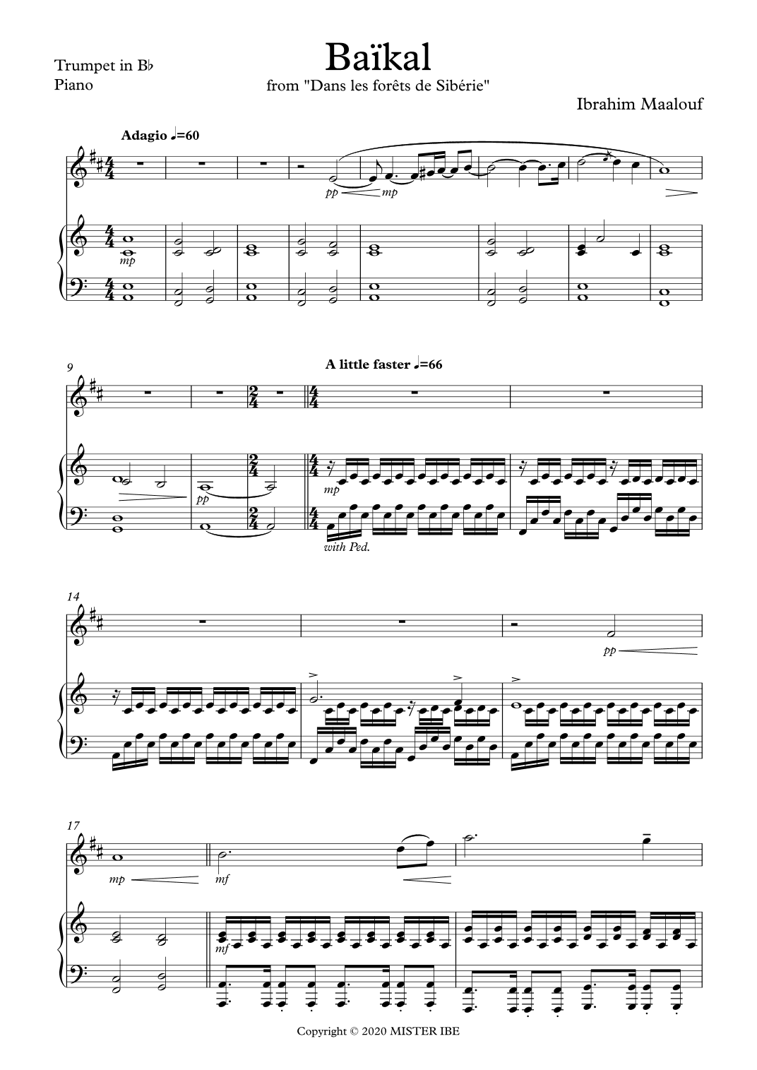 Baikal (arr. Merlin Sisko)