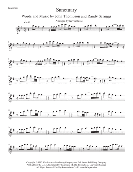 Sanctuary (arr. Kevin Busse)