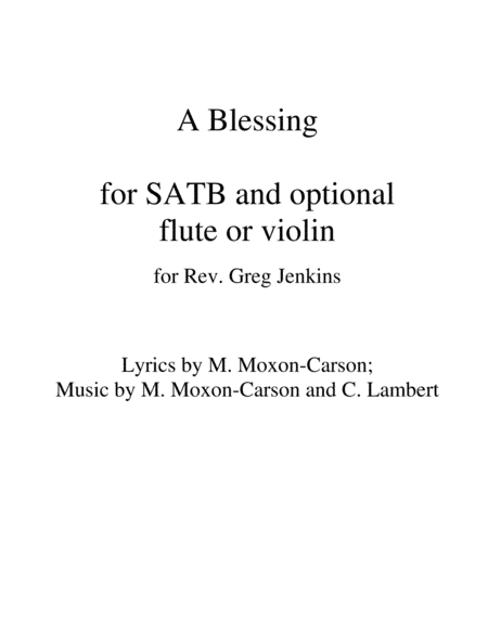 A Blessing