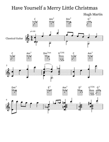 Have Yourself A Merry Little Christmas from MEET ME IN ST. LOUIS (arr. E. V. Martinez)