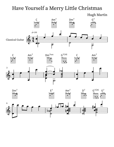 Have Yourself A Merry Little Christmas from MEET ME IN ST. LOUIS (arr. E. V. Martinez)