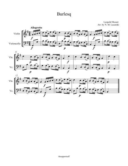 Burlesq (arr. Nick Lacanski)