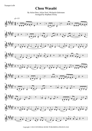 Chou Wasabi (arr. Stephane ELSINY)