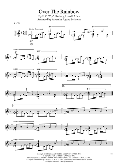 Over The Rainbow (arr. Antonius Agung Setiawan)