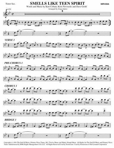 Smells Like Teen Spirit (arr. Jorge Juárez)
