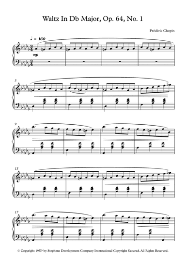 Waltz In Db Major, Op. 64, No. 1 (arr. Fernanda Moura)