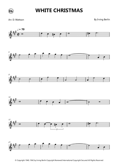 White Christmas (arr. Douglas Wattson)