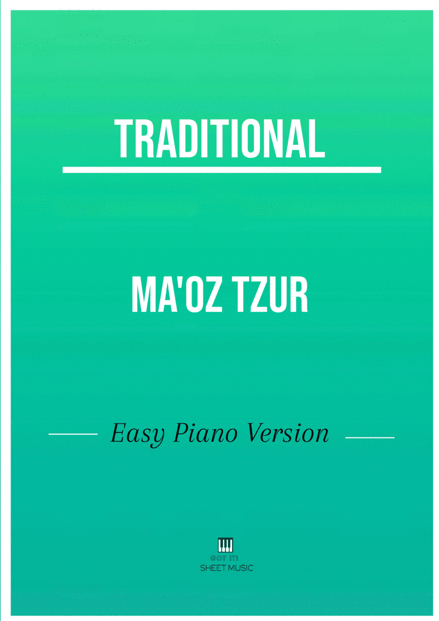 Traditional - Ma'oz Tzur (Easy Piano Version) (arr. André Laitano)