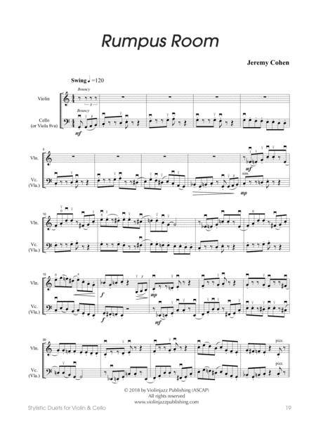 Rumpus Room (violin-cello)