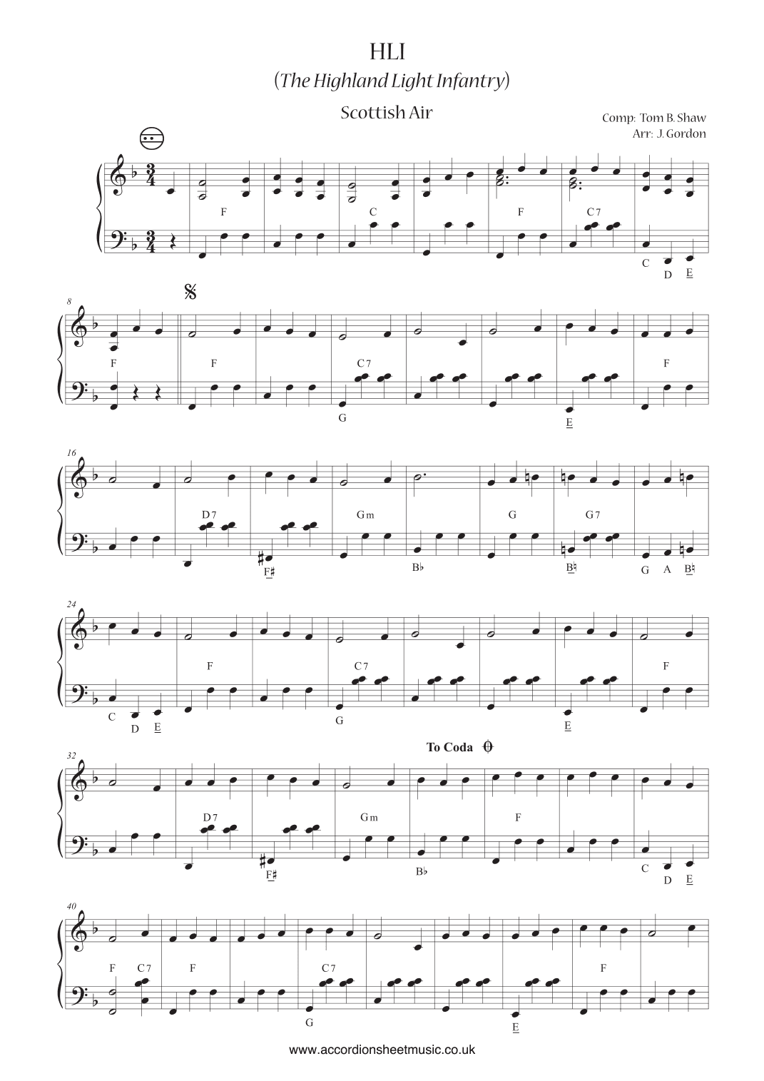 HLI (arr. Julia Gordon)