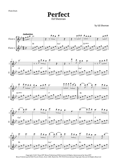 Perfect (arr. Langanho)