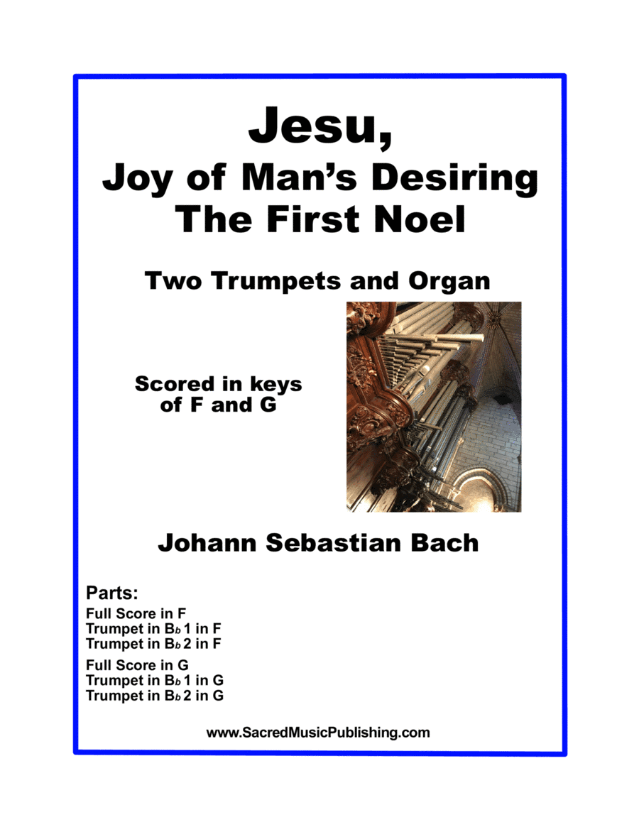 Jesu, Joy of Man’s Desiring (The First Noel) - Two Trumpets and Organ (arr. Christina Harmon)