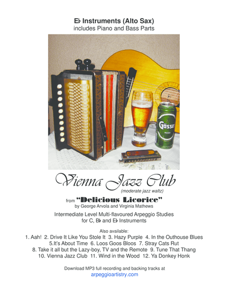 Vienna Jazz Club for alto sax.