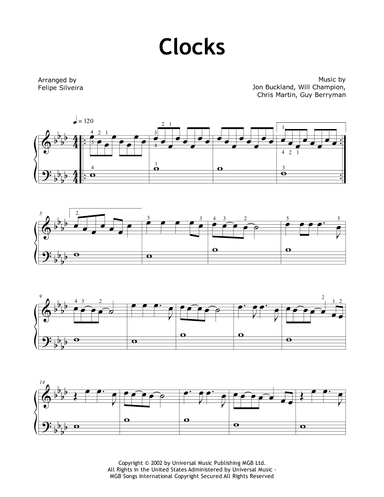 Clocks (arr. Felipe Silveira)