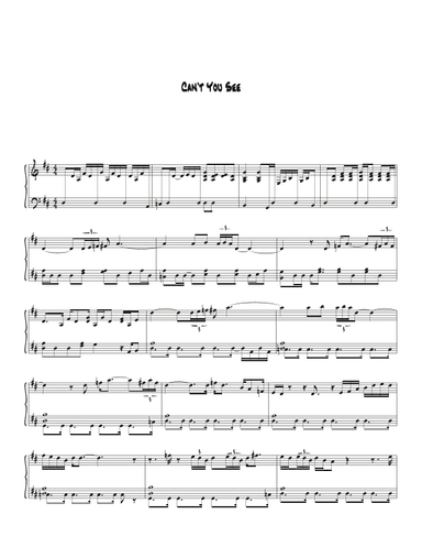 Can't You See (arr. Biegler)