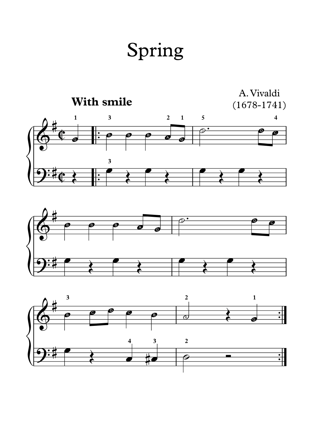 Spring (arr. Michał Pach)