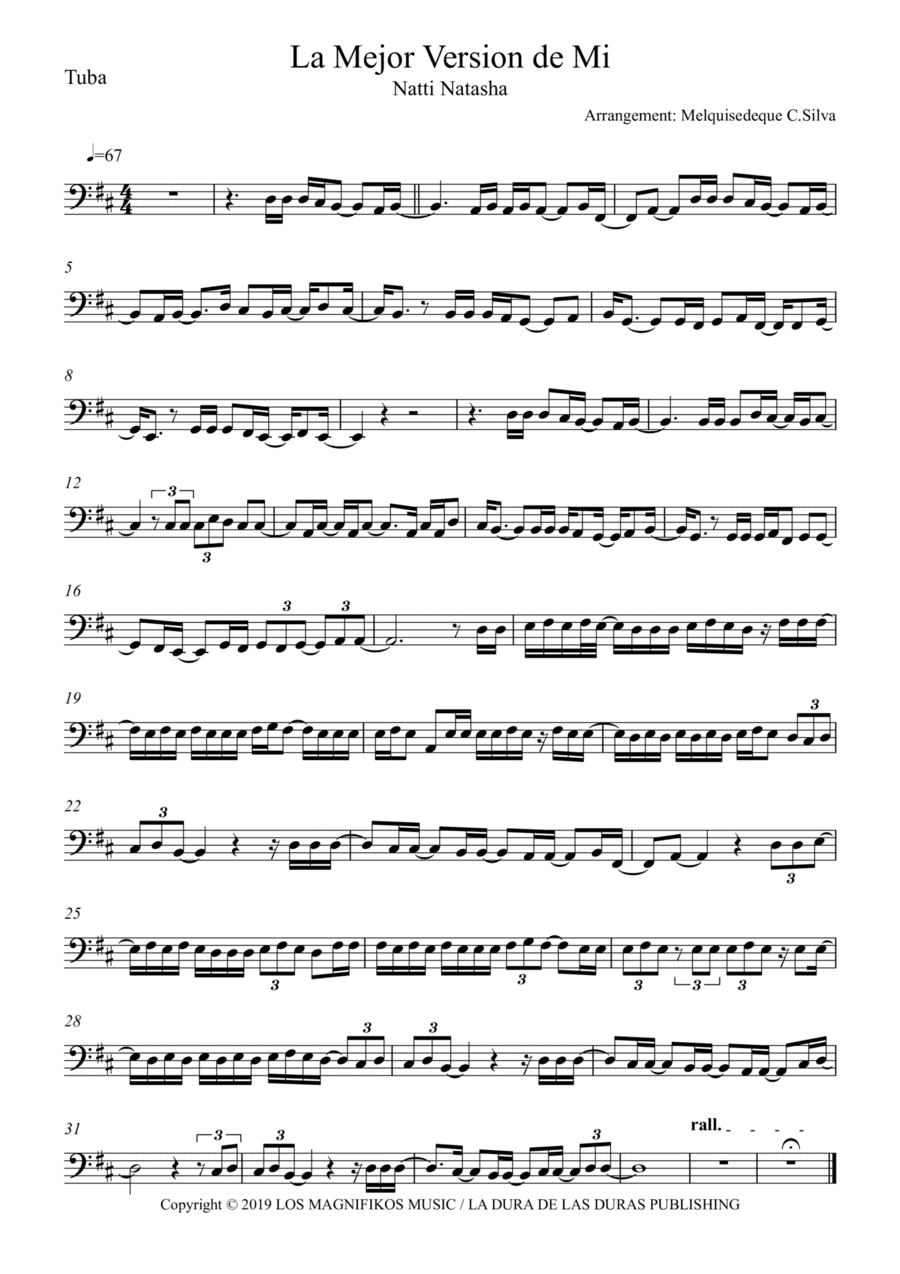 La Mejor Version De Mi (arr. Melquisedeque C.Silva)