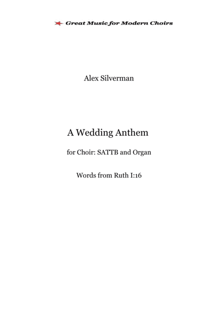 A Wedding Anthem (Ruth)