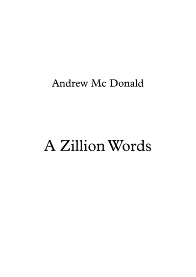 A Zillion Words