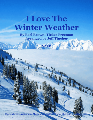 I Love The Winter Weather (arr. Jeff Tincher)