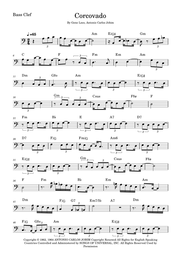 Quiet Nights Of Quiet Stars (corcovado) (arr. Fabio Eduardo de Oliveira)