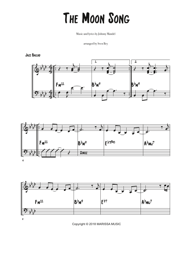 The Moon Song (arr. Sven Bey)