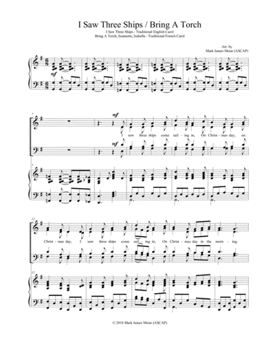 I Saw Three Ships - Bring A Torch (arr. Mark James Meier)