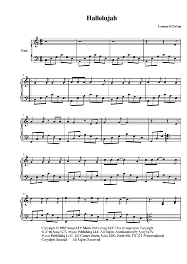 Hallelujah (arr. Sula Duarte)