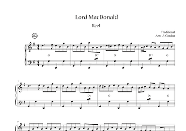Lord MacDonald (arr. Julia Gordon)