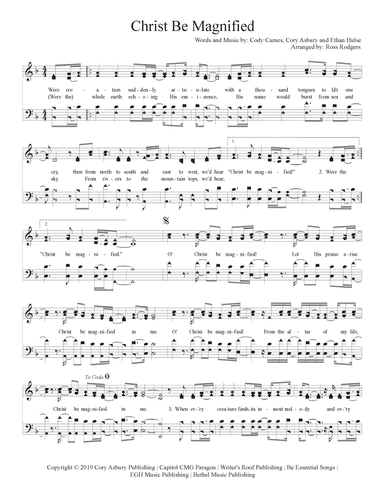Christ Be Magnified (arr. Ross Rodgers)