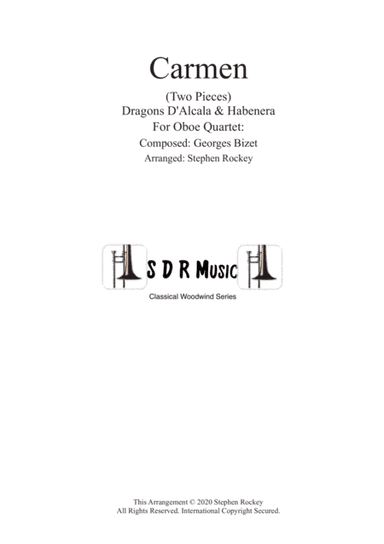 Carmen: 2 Pieces for Oboe Quartet (arr. Stephen Rockey)