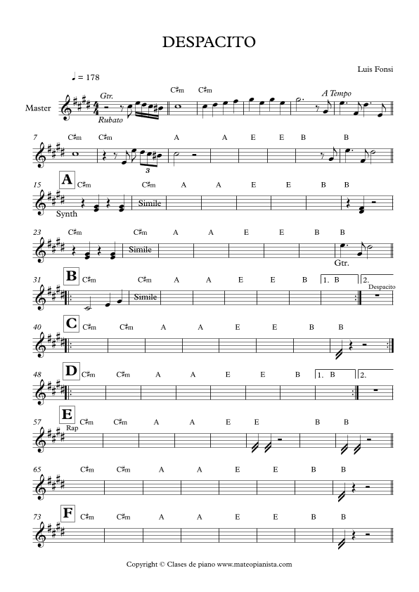 Despacito (arr. Mateo Aguilar)