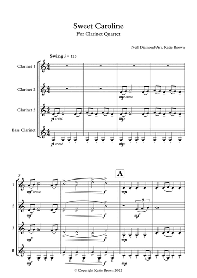 Sweet Caroline (arr. Katie Brown)