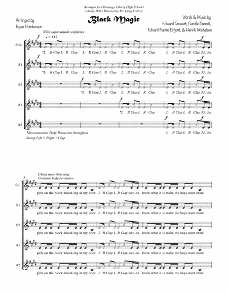Black Magic (arr. Ryan Hutcherson)