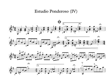 Estudio Ponderoso (IV)