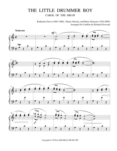 The Little Drummer Boy (arr. Richard Giszczak)