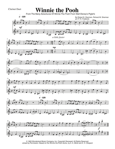 Winnie The Pooh (arr. P. R. Frederick)
