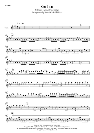 Good 4 U (arr. Mundi)