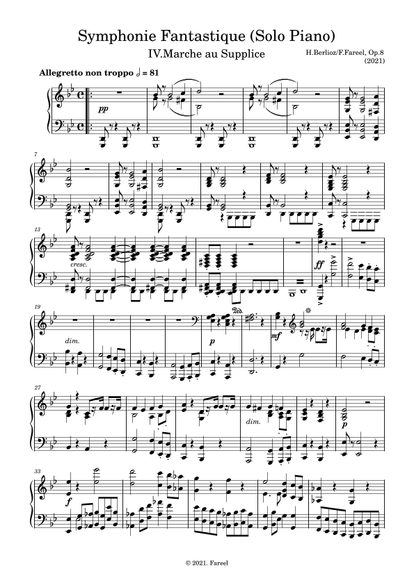 Symphonie Fantastique : Marche au Supplice (arr. Fauzan Fareel)