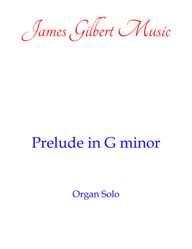 Prelude In G Minor