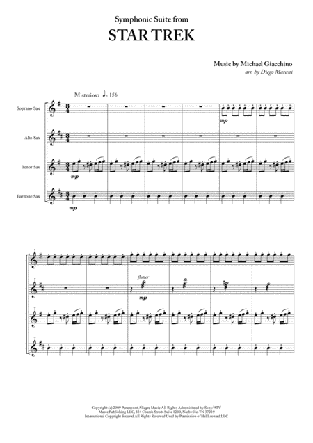 Symphonic Suite from STAR TREK (arr. Diego Marani)