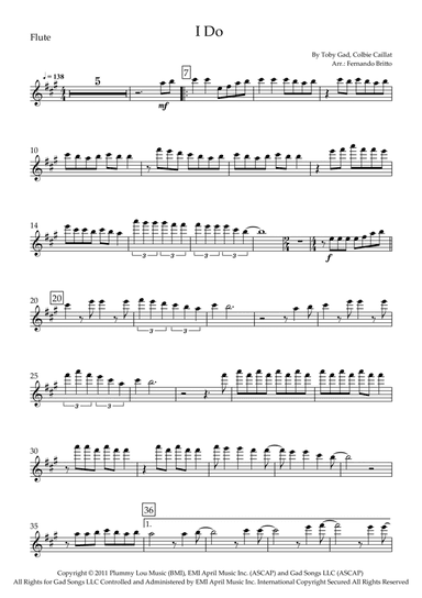 I Do (arr. Fernando Britto)