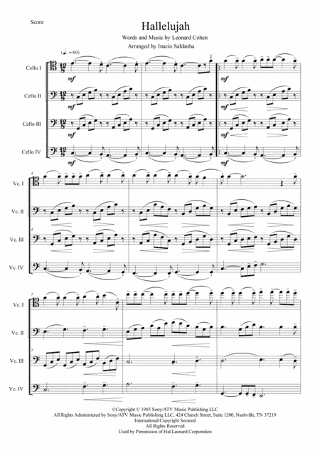 Hallelujah (arr. Inacio Saldanha)