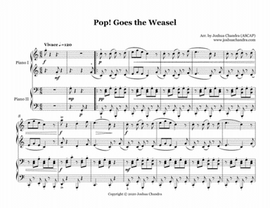 Pop! Goes the Weasel (arr. Joshua Chandra)