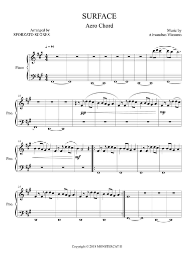 Surface (arr. Sforzato Scores)