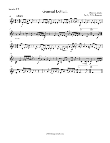 General Lottum (arr. Nick Lacanski)