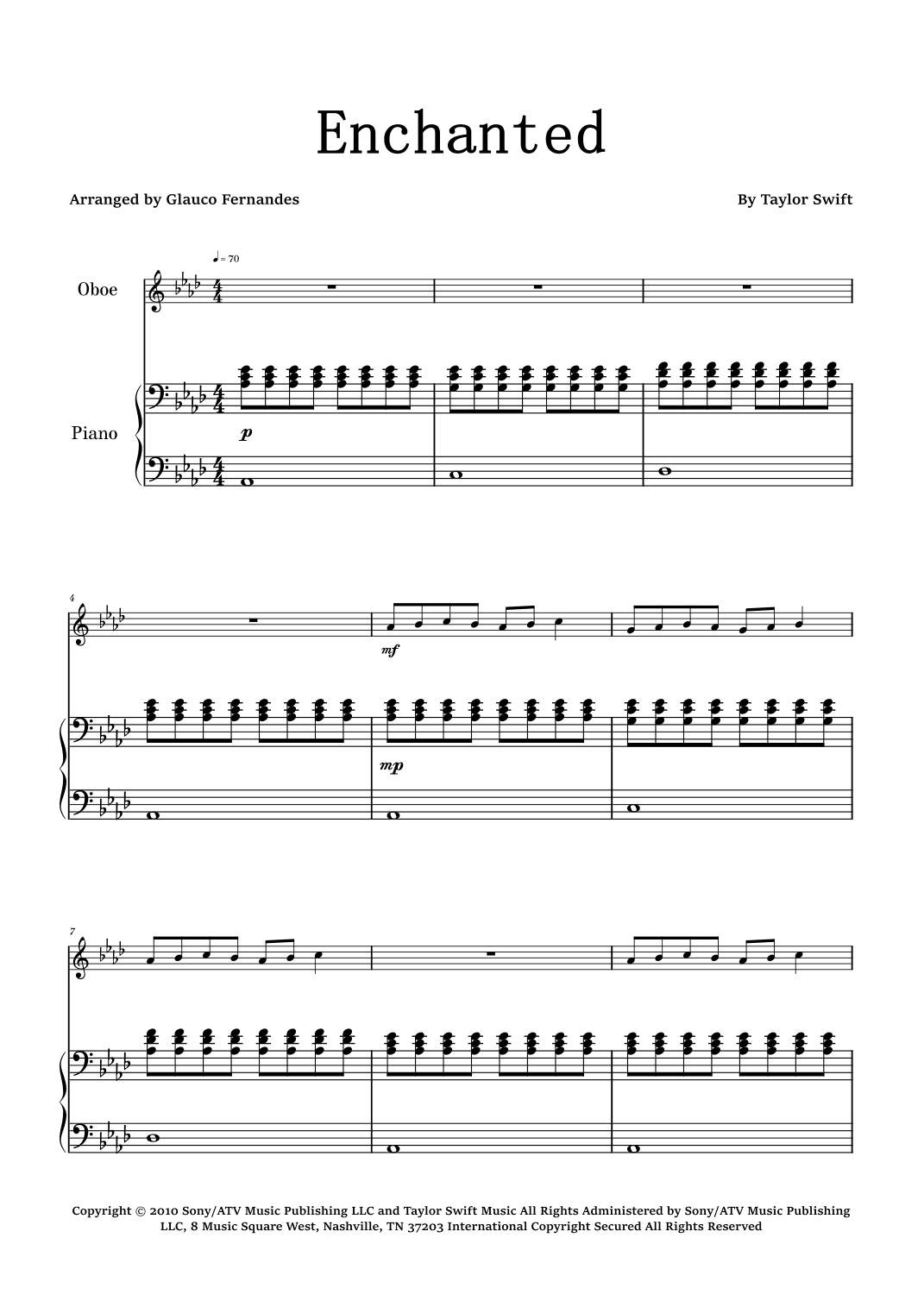 Enchanted (arr. Glauco Fernandes)