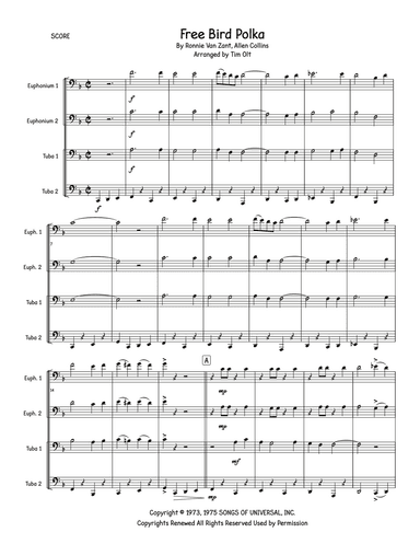 Free Bird (arr. Tim Olt)