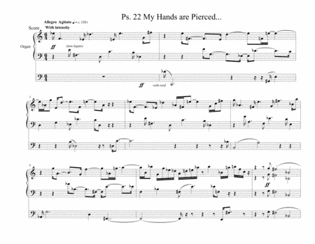 Psalm 22 My Hands are Pierced - Psalm Picture #1, set 2