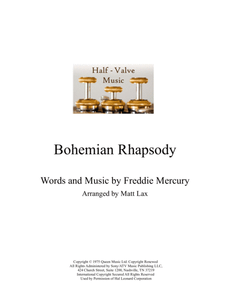 Bohemian Rhapsody (arr. Matt Lax)